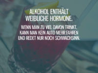 Alkohol enthält weibliche Hormone