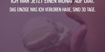 Bei der Diät nur 30 Tage verloren