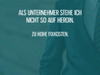 Heroin zu hohe Fixkosten