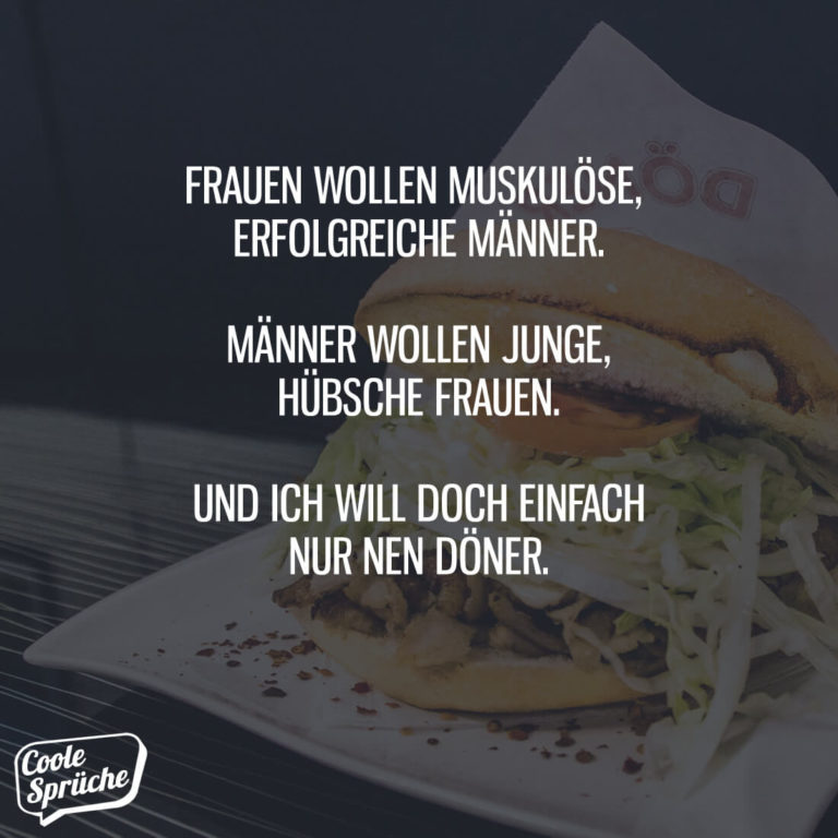 Ich will doch einfach nur nen Döner