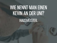 Der Kevin an der Uni