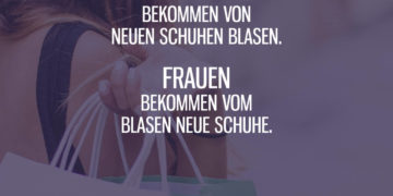 Neue Schuhe vom Blasen