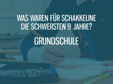 Schakkeline's lange Grundschulzeit