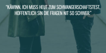 Schakkeline zum Schwangerschaftstest