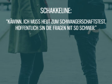 Schakkeline zum Schwangerschaftstest