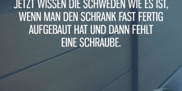 Jetzt wissen die Schweden wie es ist