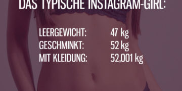 Das typische Instagram-Girl