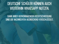 Nachrichten dank Rechtschreibung verschlüsselt