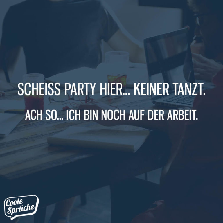 Scheiss Party hier, keiner tanzt