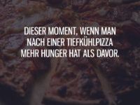 Mehr Hunger als davor...