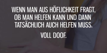Fragen, ob man helfen kann
