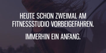 Am Fitnessstudio vorbeigefahren