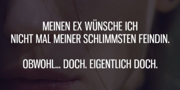 Meinen Ex wünsche ich nicht mal meiner Feindin