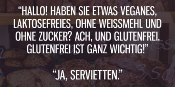 Haben Sie etwas Veganes, Laktosefreies?