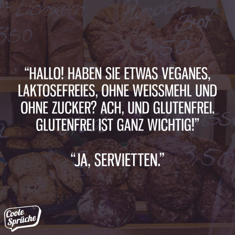 Haben Sie etwas Veganes, Laktosefreies?