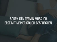 Termin mit der Couch besprechen