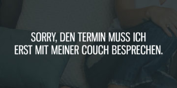 Termin mit der Couch besprechen