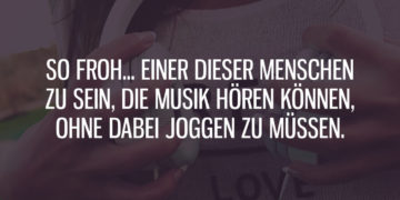 Musik hören ohne joggen