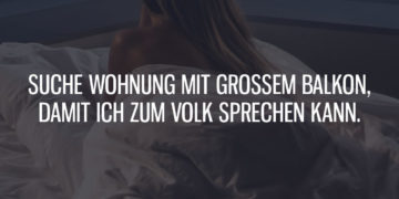 Suche Wohnung mit großem Balkon
