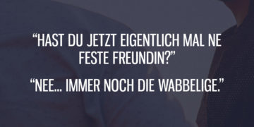 Wabbelige, feste Freundin