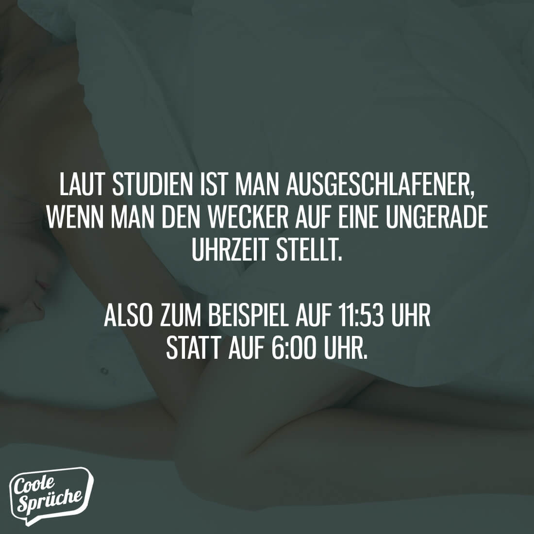 Bei Ungeraden Uhrzeiten Ausgeschlafener Coole Spruche