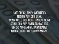 Wichtiger Termin auf der Bank