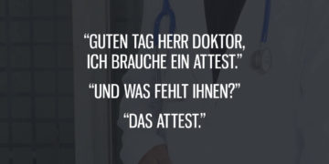 Ich brauche ein Attest
