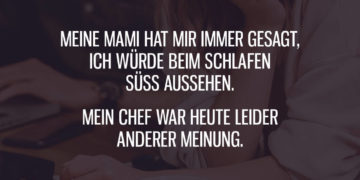 Beim Schlafen süß aussehen